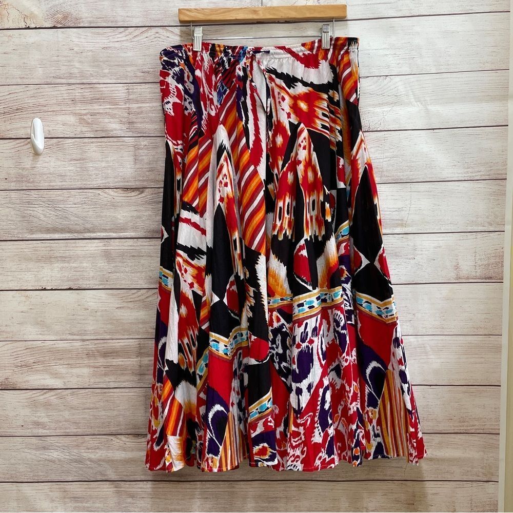 NY COLLECTION BOHO FULL MAXI‎ SKIRT